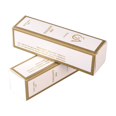 Hadiah Parfum Kotak Kosmetik Mewah Hot Stamping Foil Emas Untuk Tabung Lipstik