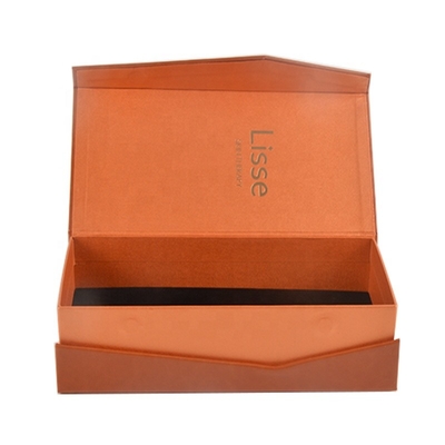Kustom Pu Kulit Magnetic Flip Top Lid Kosmetik Parfum Paket Kertas Kemasan Kotak Hadiah