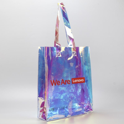 Tas Belanja Tote Transparan Holograhicp Laser Clear PVC Tote Bag