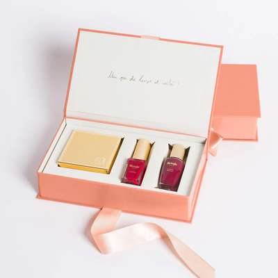 harga yang pantas Kotak kemasan kosmetik mewah logo kustom perawatan kulit kotak kemasan parfum minyak esensial on line